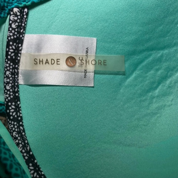 Boho Shade & Shore 36C Bikini Top Tie Back Beaded Tassel Paisley Turquoise - Picture 7 of 9